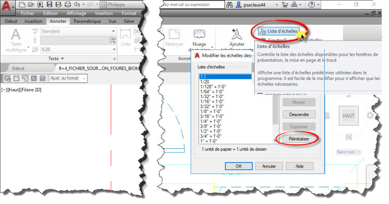 Modifier La Liste Des Echelles Autocad Aplicit