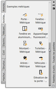 AutoCAD : créer des palettes d'outils