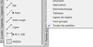 AutoCAD Gérer et importer des palettes d’outils