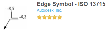 Edge Symbol - ISO 13715 004