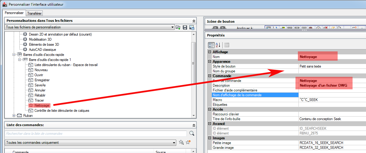 autocad nettoyer fichiers 