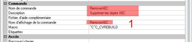 Suppression des objets AEC d’un fichier DWG