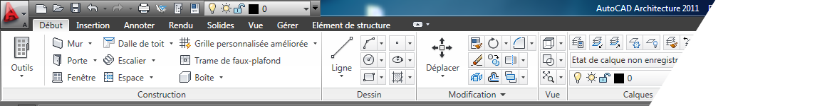 autocad deux icônes