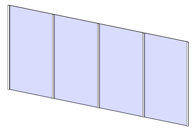 Revit clôture grillagée