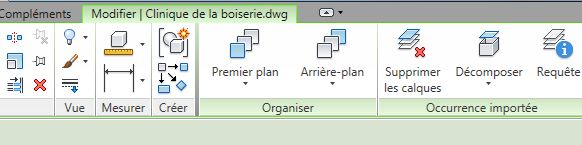 fichier DWG dans Revit