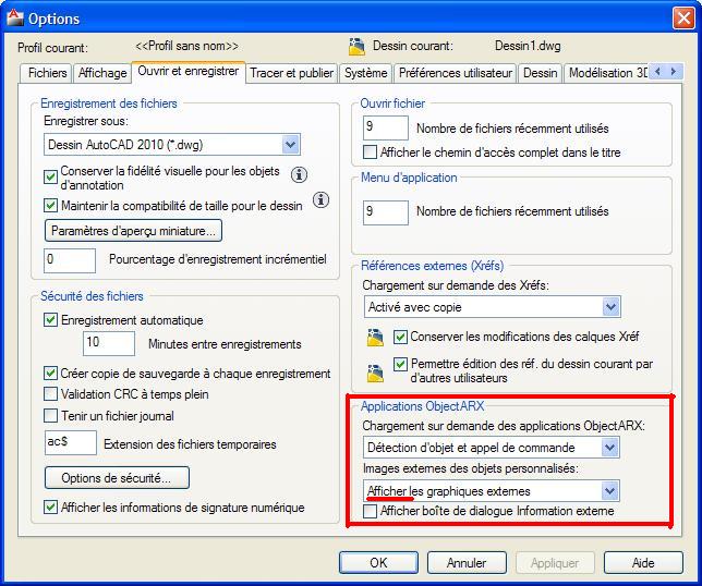 Objets ARX et Proxy