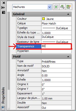 autocad transparence