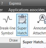 AutoCAD Hachurer avec un bloc