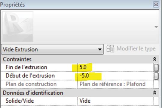 famille Revit : luminaire encastré