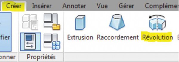 famille Revit : luminaire encastré