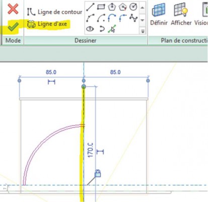 famille Revit : luminaire encastré