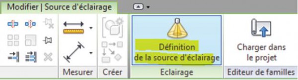 famille Revit : luminaire encastré