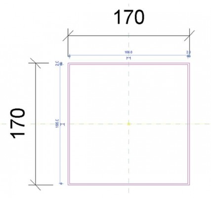 famille Revit : luminaire encastré