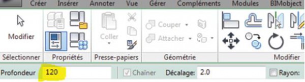 famille Revit : luminaire encastré