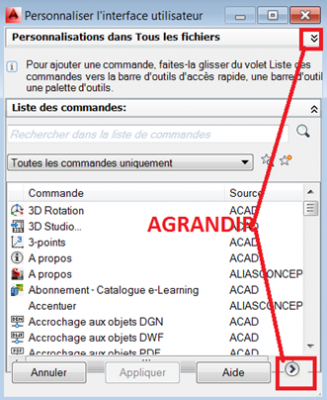 autocad créer une icône personnalisée