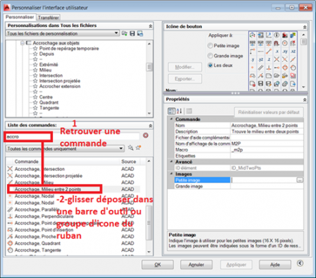 autocad créer une icône personnalisée