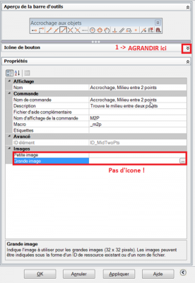 autocad créer une icône personnalisée