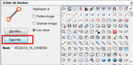 autocad créer une icône personnalisée