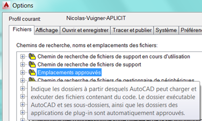 Autocad Charger un programme autolisp