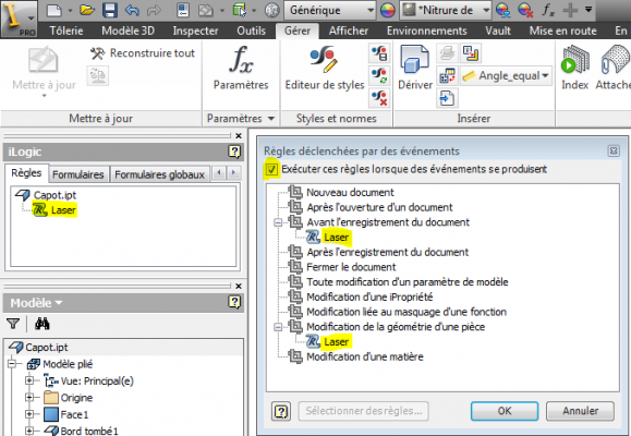 iLogic dans Inventor