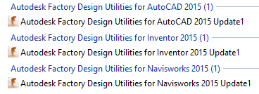 Autodesk Factory Design Utilities 2015 Update Pack 1