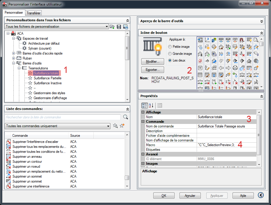 Autocad effet visuel