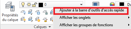 AutoCAD Augmenter la largeur de la liste des calques