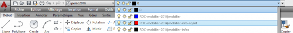 AutoCAD Augmenter la largeur de la liste des calques