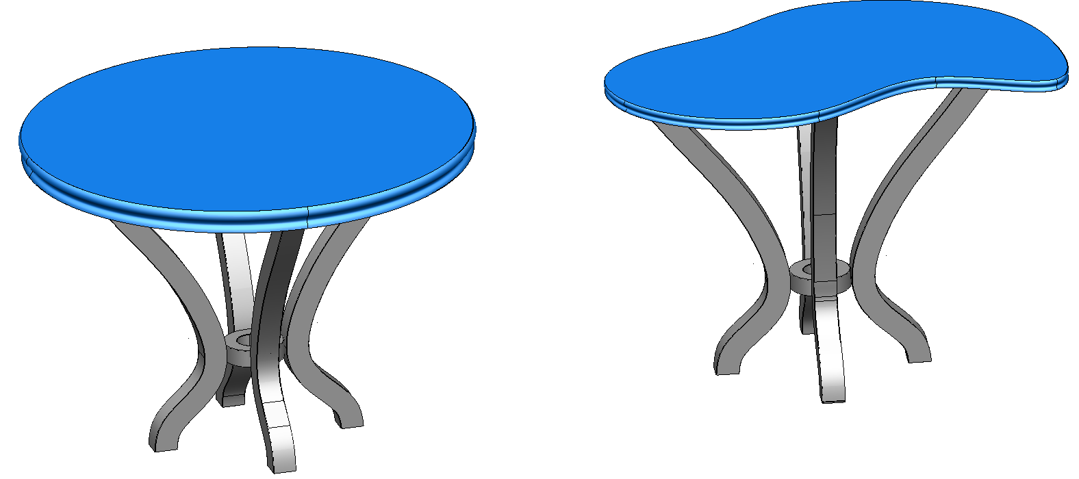 Une image contenant meubles, table, tabouret, rond Description générée automatiquement